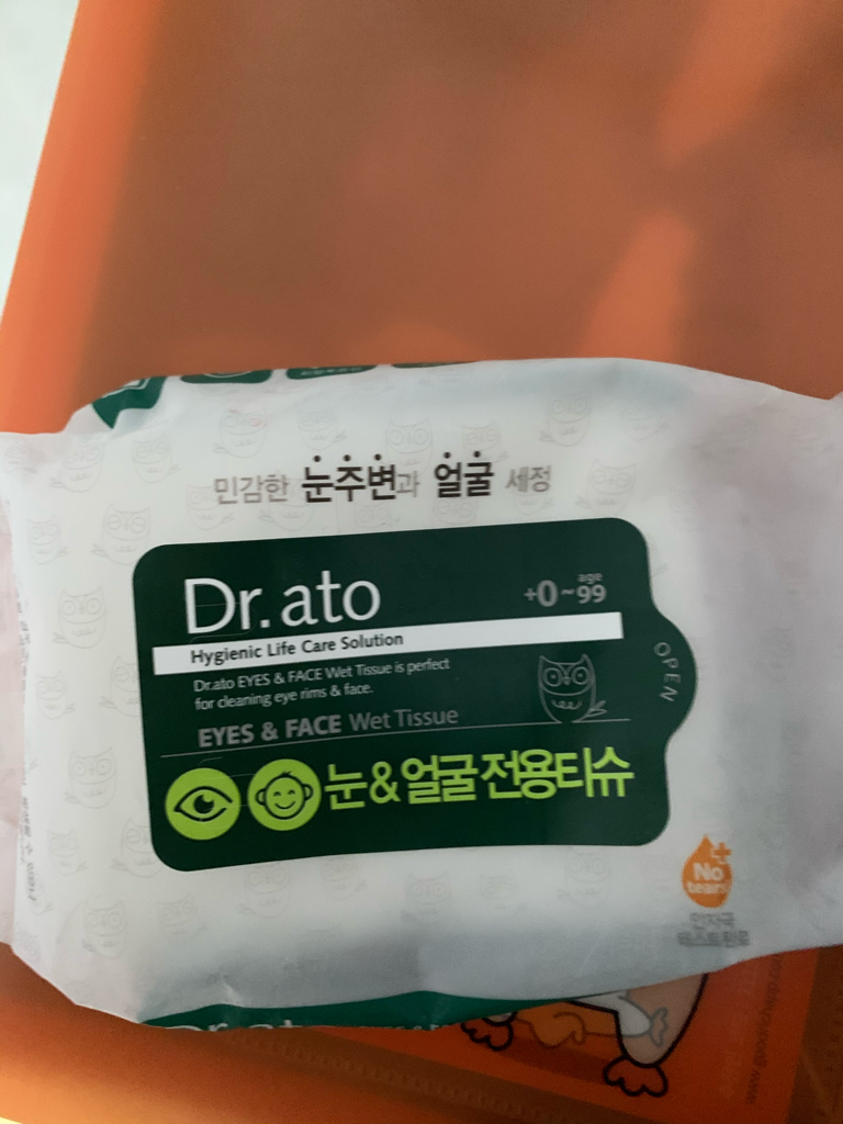 Dr.ato 眼睛和脸部专用纸巾 common.review image