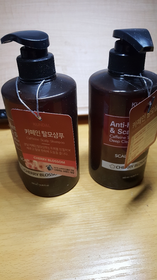 쿤달 (KUNDAL) 카페인 탈모샴푸 [체리블라썸] review image