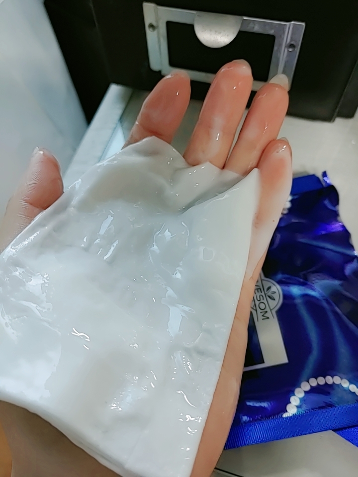 珍珠胶原蛋白天鹅绒面膜的真实用户使用照片