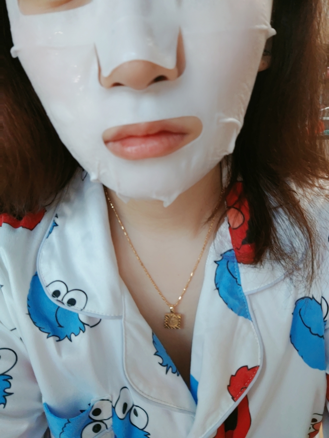 珍珠胶原蛋白天鹅绒面膜的真实用户使用照片