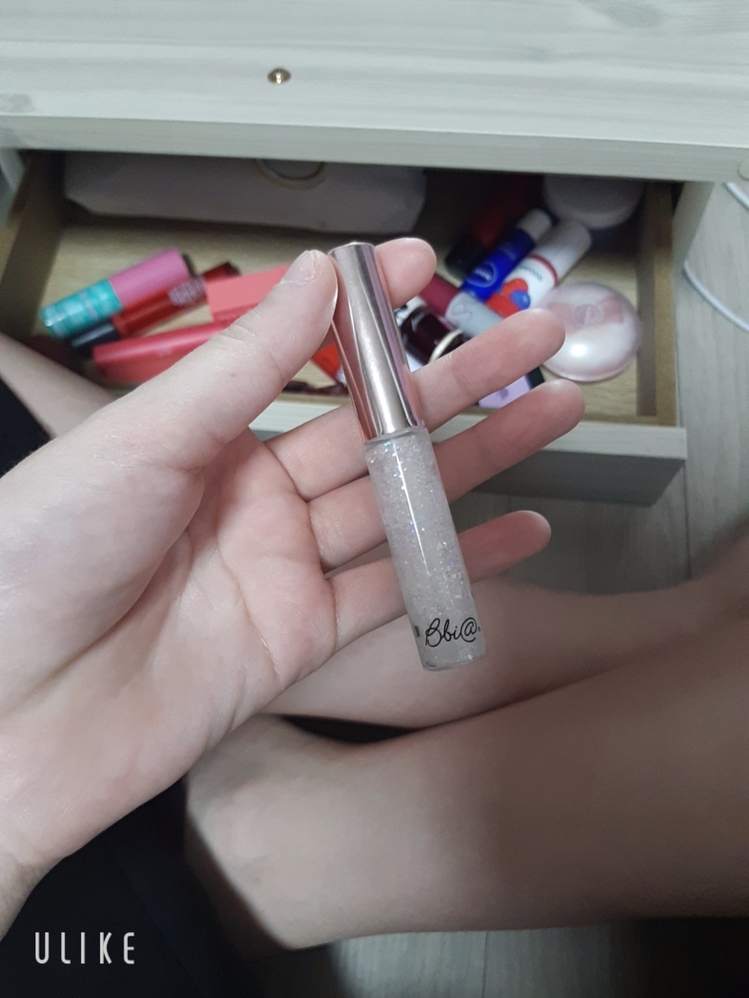 Real user review photo of Glitter Eyeliner [No. 13 Godzers]