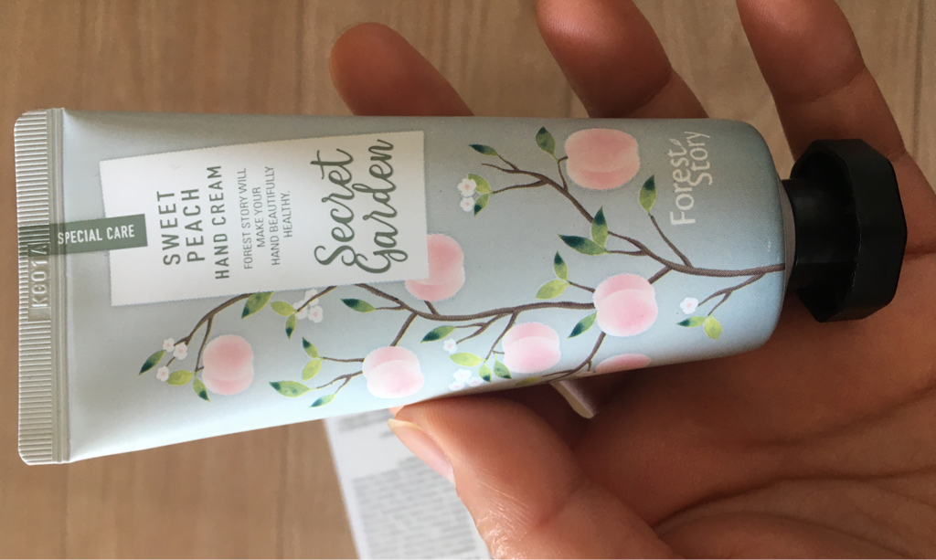 ForestStory Secret Garden Hand Cream [Sweet Peach] review image