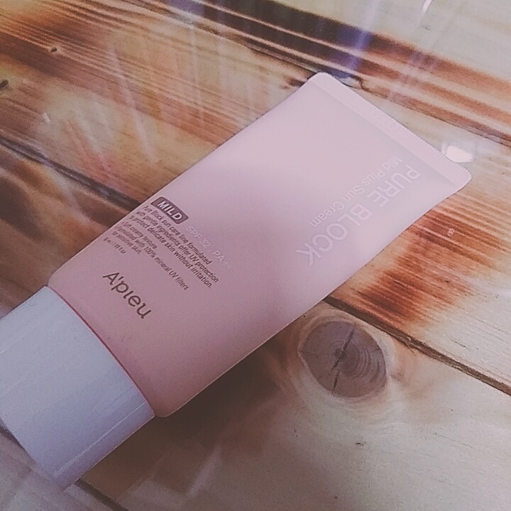 Real user review photo of Pure Block Mild Plus Sun Cream [SPF32/PA++]