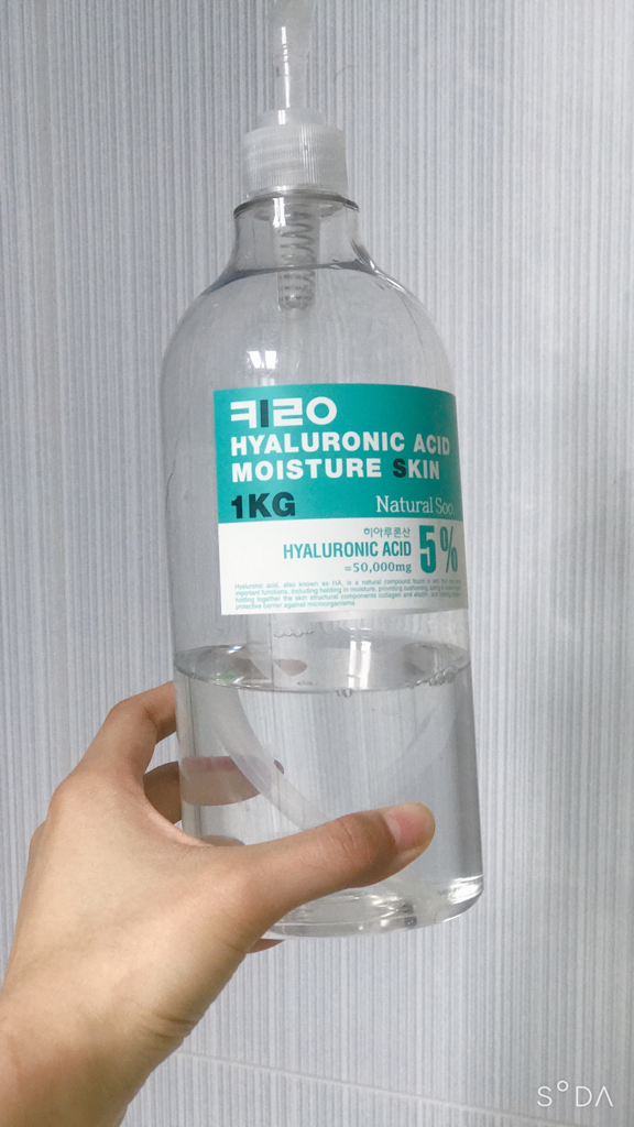 玻尿酸保湿水的真实用户使用照片