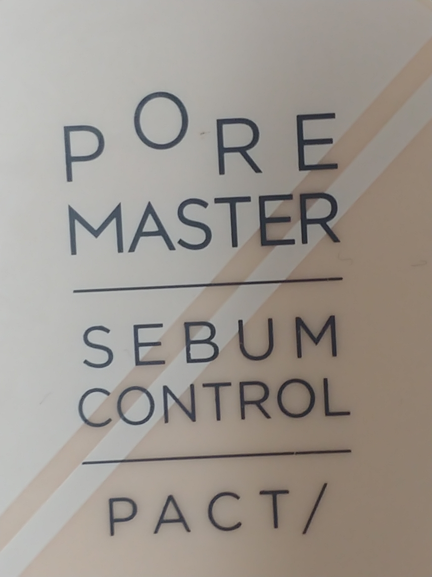 Real user review photo of Pore ​​Master Sebum Control Pact [No. 2 Pink Beige]