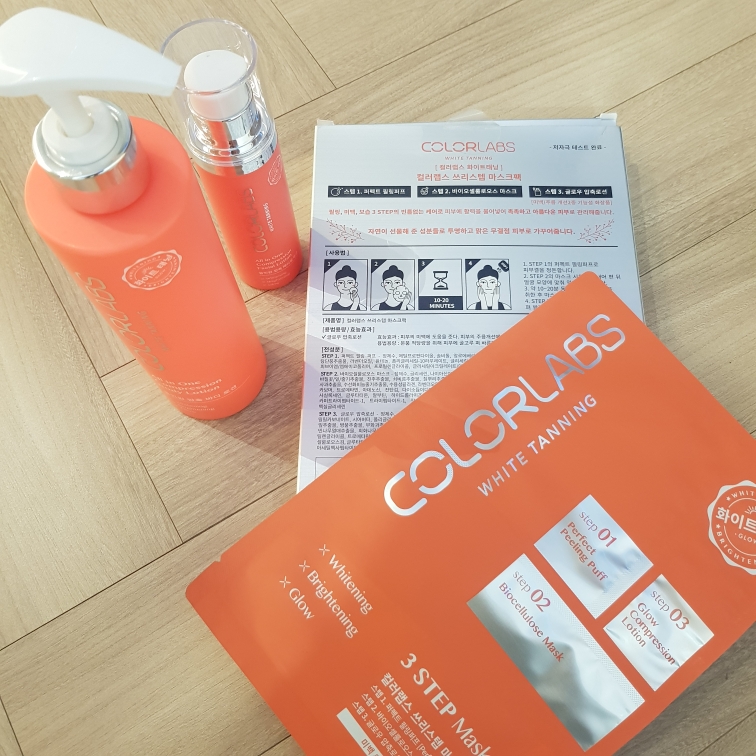 컬러랩스 (COLORLABS) 화이트태닝 쓰리스텝 마스크 팩 review image