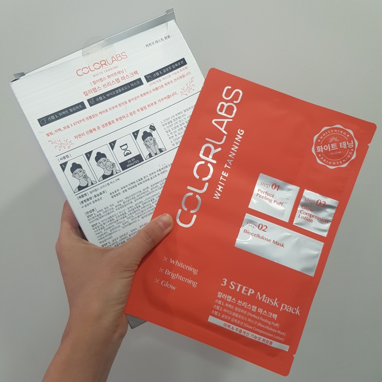컬러랩스 (COLORLABS) 화이트태닝 쓰리스텝 마스크 팩 review image