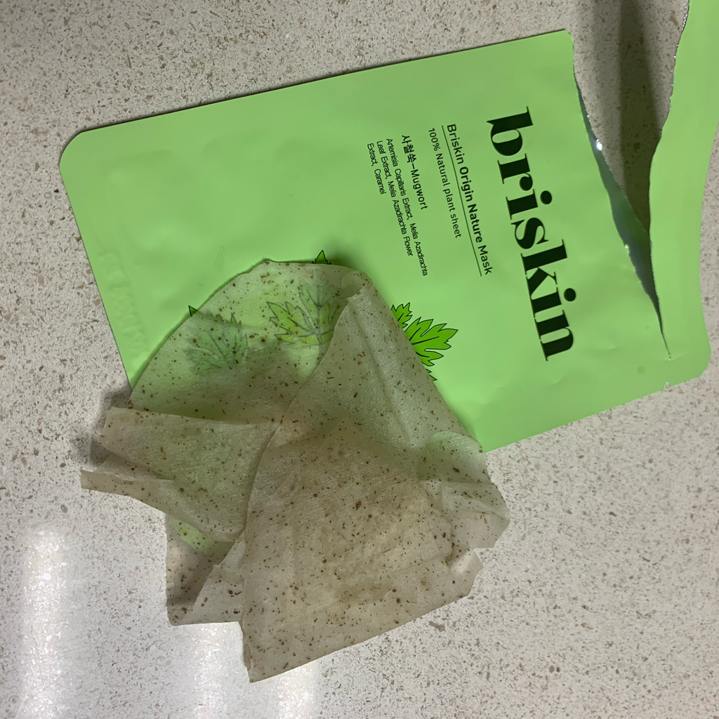 브리스킨 (briskin) 오리진 네이처 마스크 [사철쑥] review image