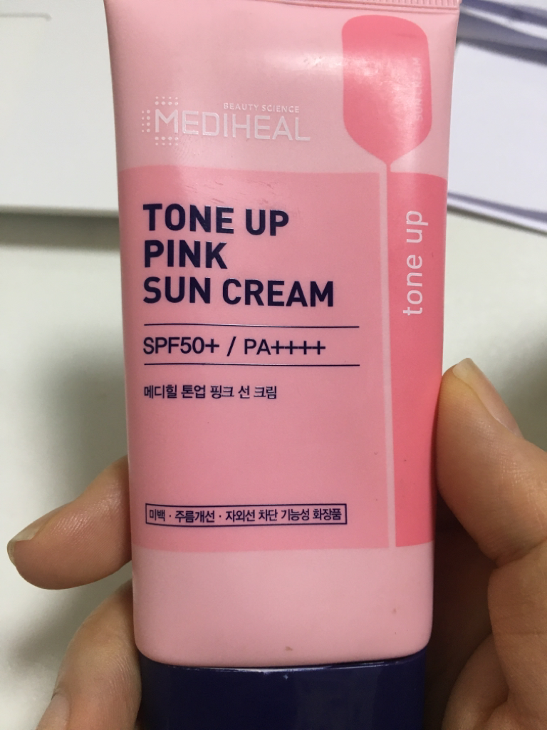 메디힐 (MEDIHEAL) 톤업 핑크 선크림 [SPF50+/PA++++] review image