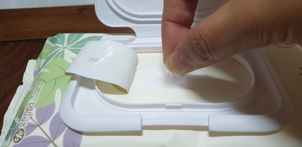 自然制造湿巾的真实用户使用照片