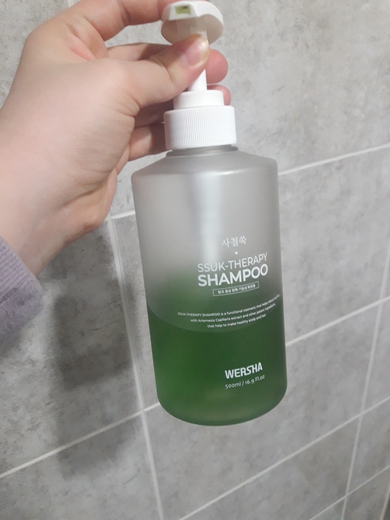 艾草疗养洗发水的真实用户使用照片