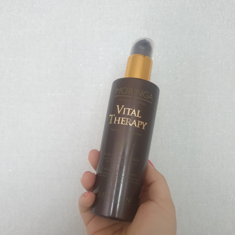 Real user review photo of Moringa Vital Therapy Hair Essence