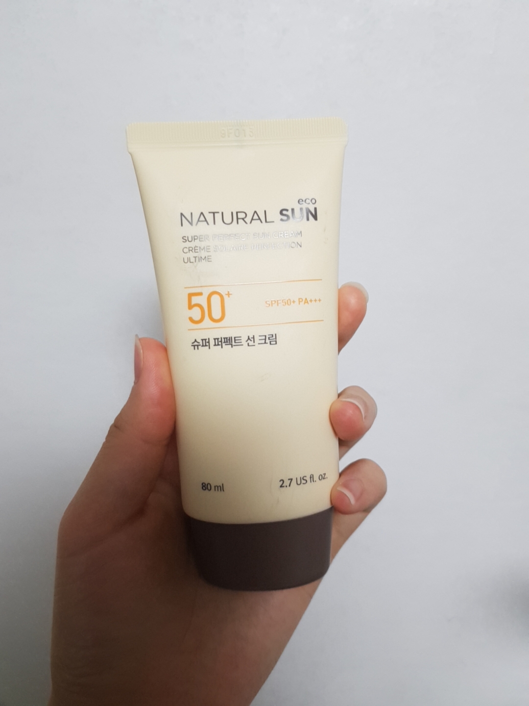 Real user review photo of Natural Sun Eco Super Perfect Sun Cream [SPF50+/PA+++]