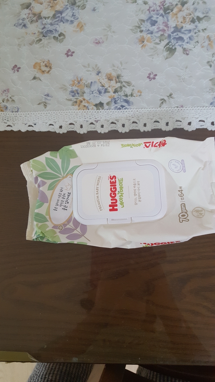 自然制造湿巾的真实用户使用照片