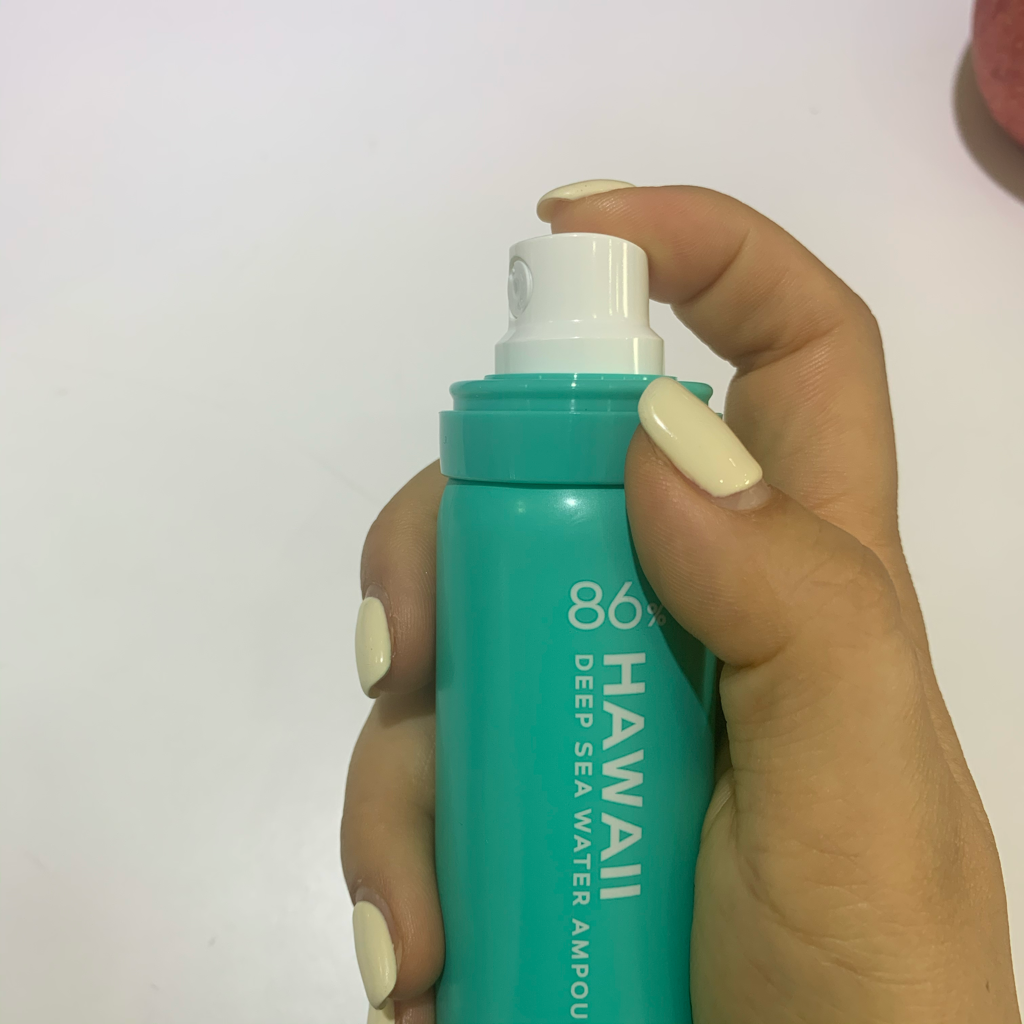 86% 夏威夷海洋深层水安瓶喷雾的真实用户使用照片