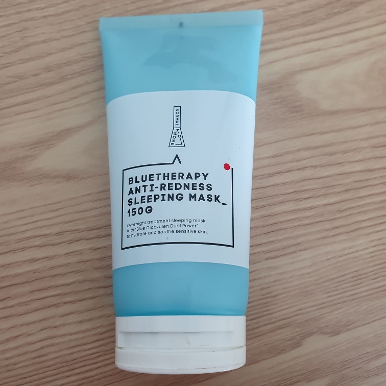 蓝色疗法抗红血丝睡眠面膜的真实用户使用照片