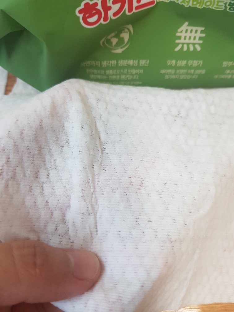 自然制造竹子湿巾的真实用户使用照片