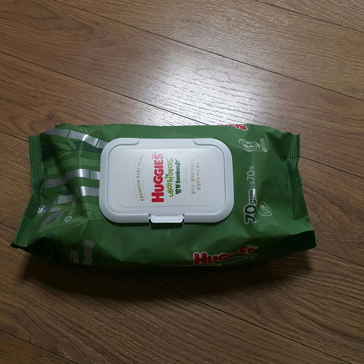 自然制造竹子湿巾的真实用户使用照片
