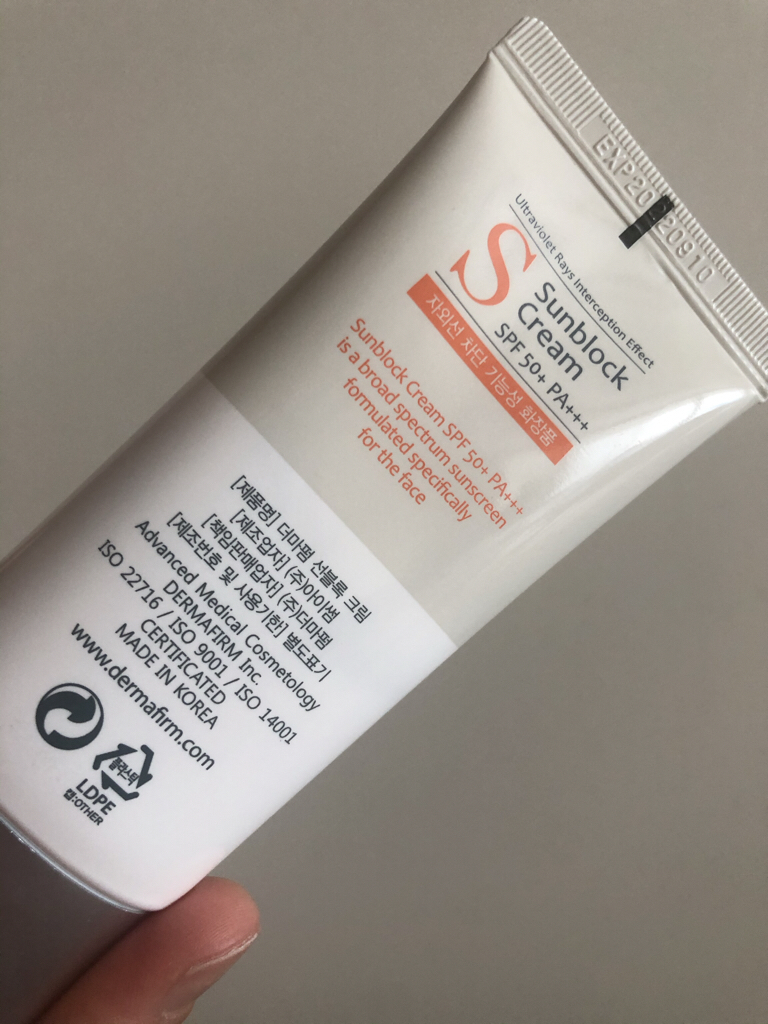 더마펌 (DERMAFIRM) 선블록 크림 [SPF50+/PA+++] review image