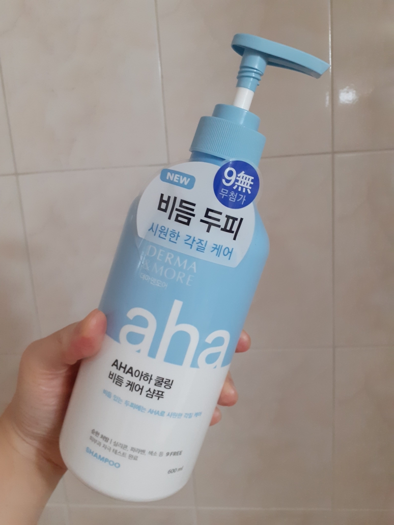 더마앤모어 (DERMA&MORE) 아하 쿨링 비듬완화 샴푸 review image