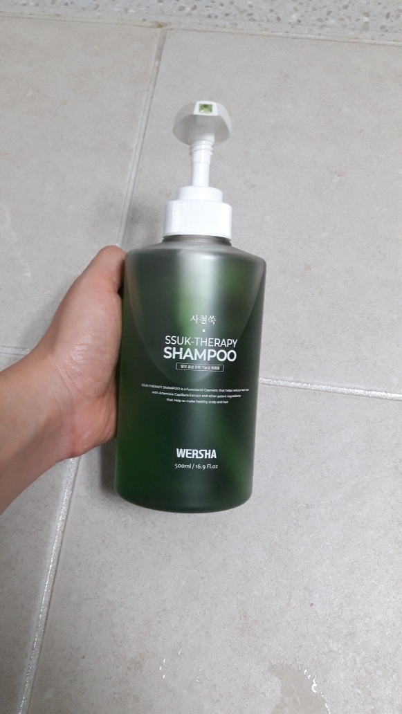 艾草疗养洗发水的真实用户使用照片