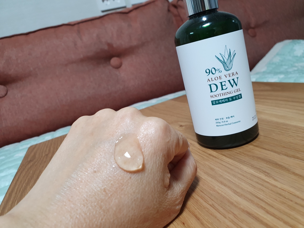 90%芦荟露保湿凝胶的真实用户使用照片