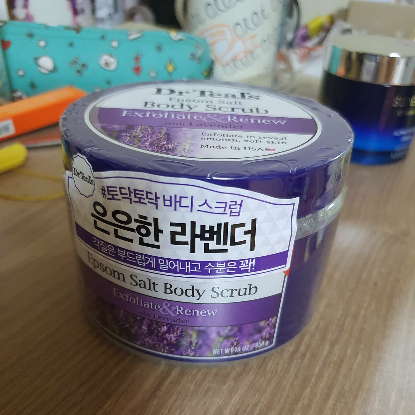 닥터틸즈 (DrTeal's) 엡섬 솔트 바디 스크럽 [라벤더] review image