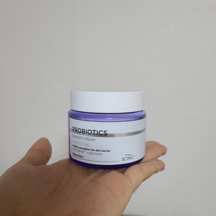 Real user review photo of Probiotic Barrier Cream