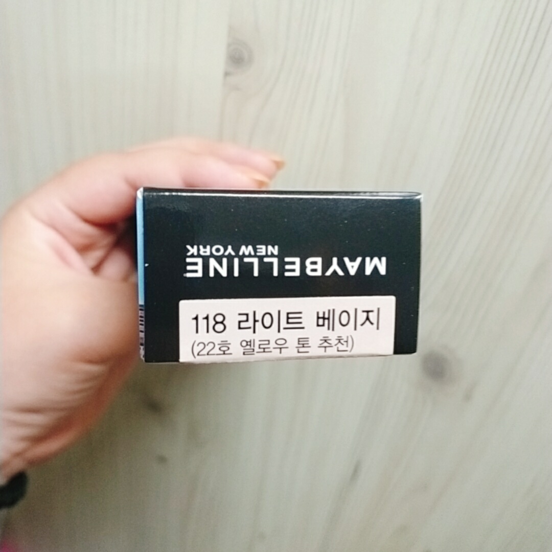 메이블린뉴욕 (MAYBELLINENEWYORK) 핏미 파운데이션 [SPF22] [118 라이트베이지] review image