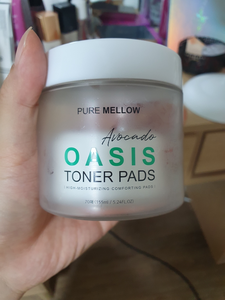 牛油果绿洲化妆棉的真实用户使用照片