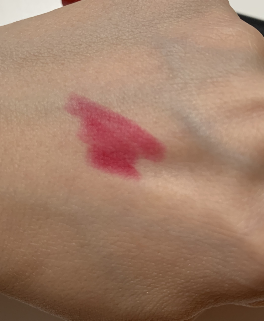 Real user review photo of Velvet Matte Lip Pencil [Dragon Girl]