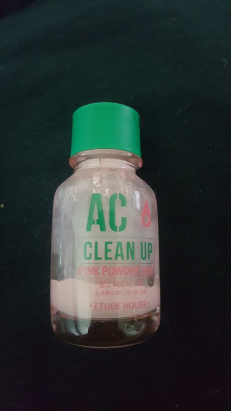 Real user review photo of AC Clean Up Pink Powder Spot