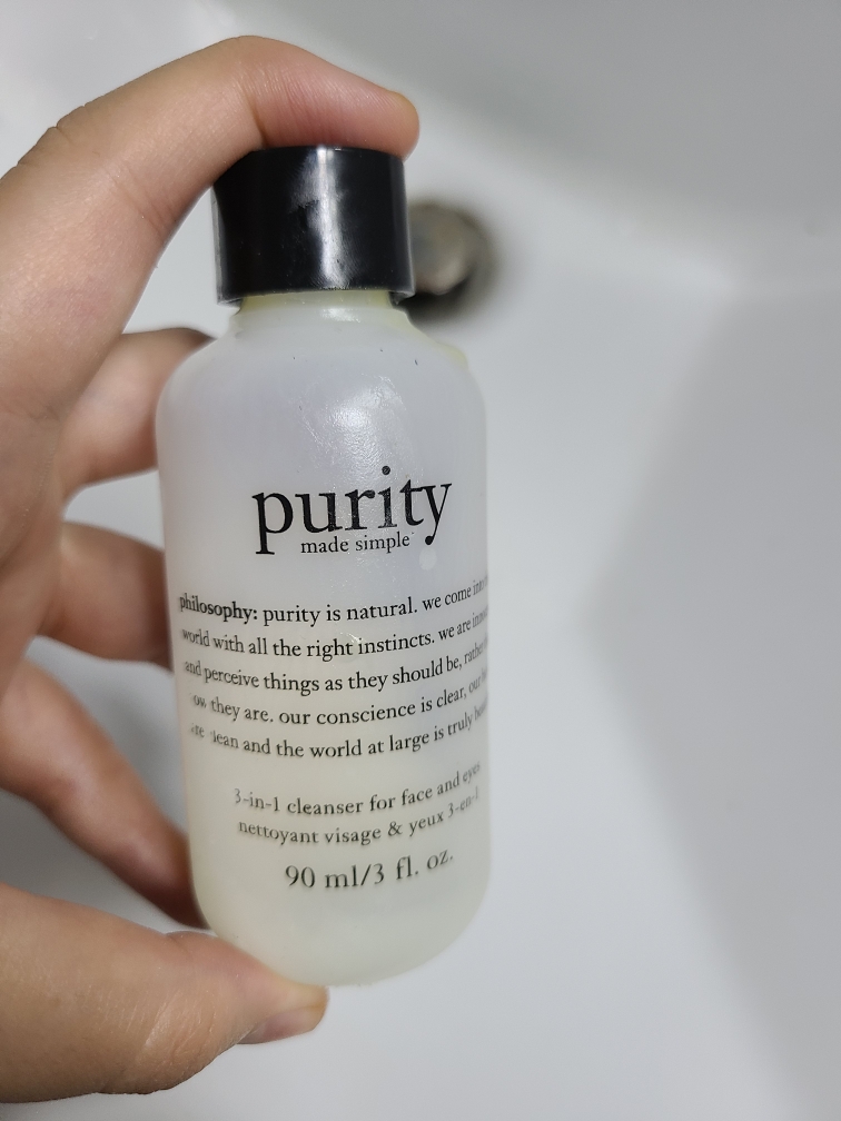 philosophy Purity Made Simple 3 in 1 Cleanser for Face and Eyes review image