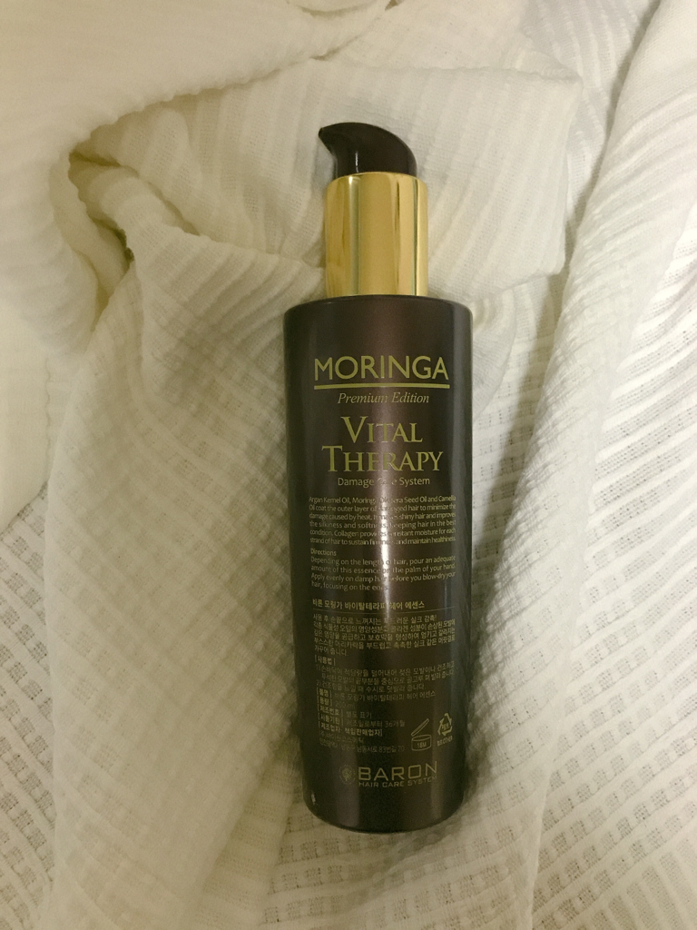 Real user review photo of Moringa Vital Therapy Hair Essence