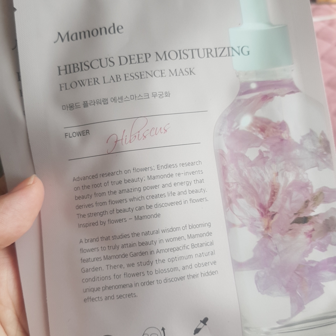 Real user review photo of Flower Lab Essence Mask [Hibiscus]