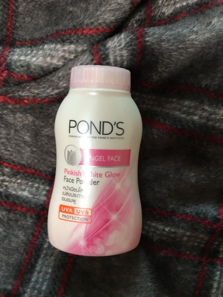 Real user review photo of (Overseas) Angel Face Pinkish White Glow Powder