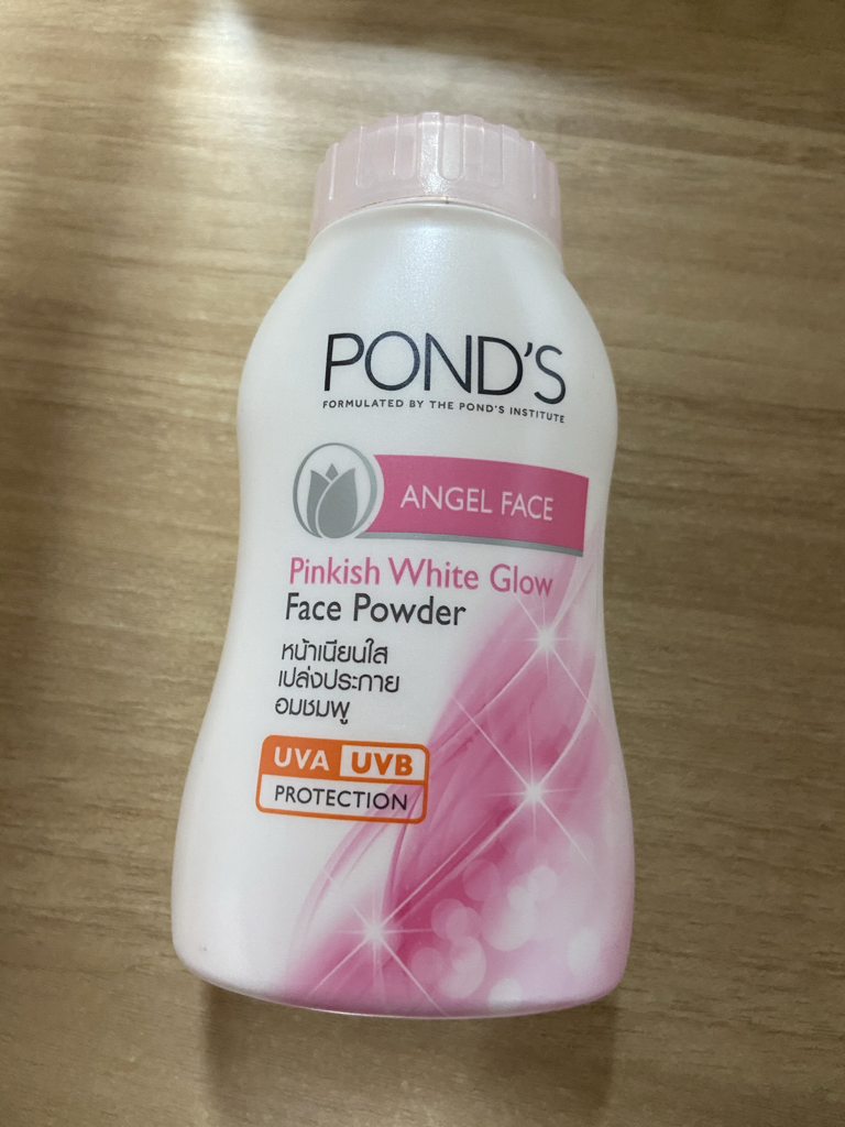 Real user review photo of (Overseas) Angel Face Pinkish White Glow Powder