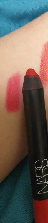Real user review photo of Velvet Matte Lip Pencil [Dragon Girl]