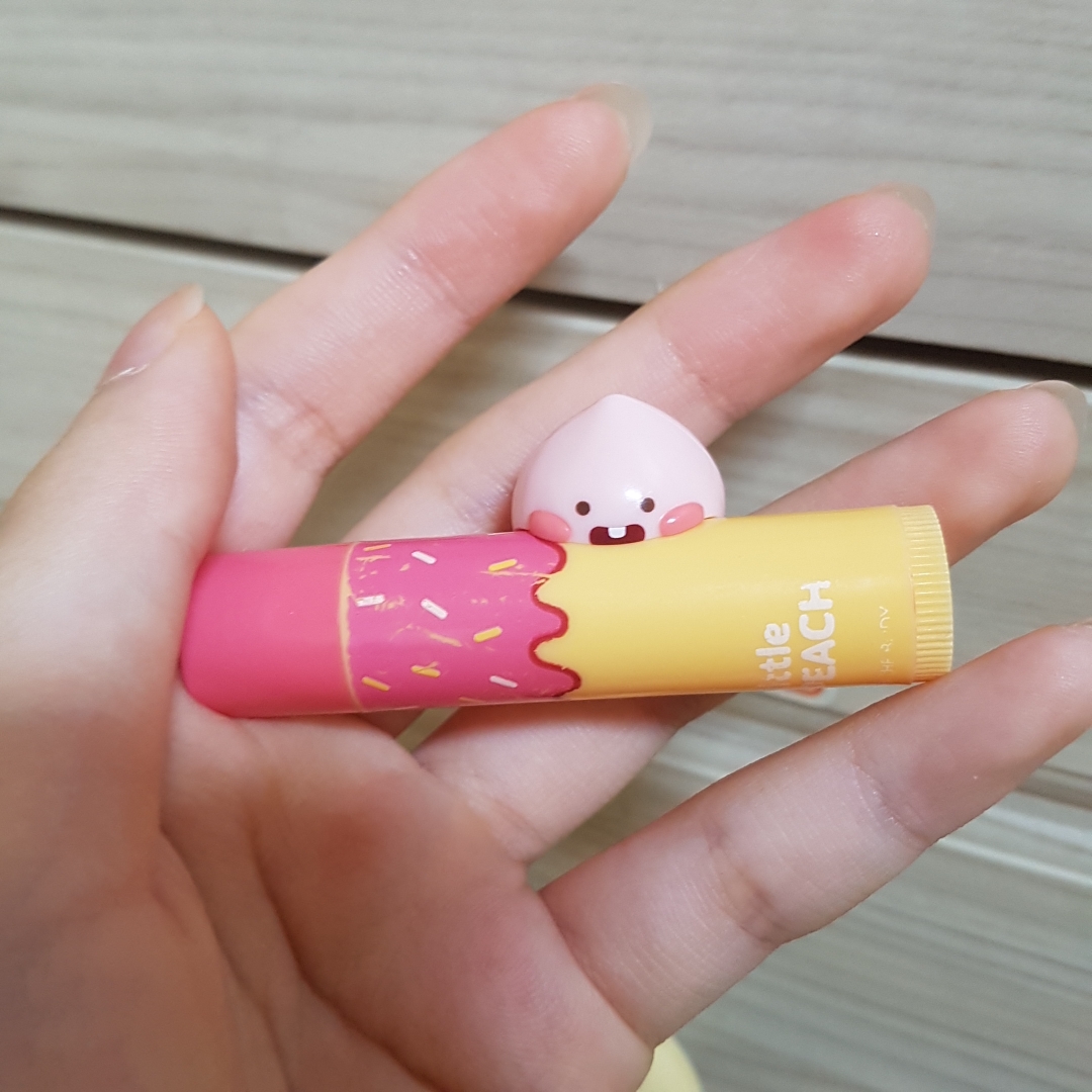 apeach vitamin c lip balm ON:THEBODY Little Friends Collaboration Kakao Little Apeach Vitamin C  Tinted Lip Balm Reviews for Sensitive Skin