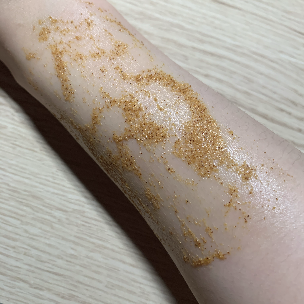 更高级版身体平衡磨砂膏的真实用户使用照片