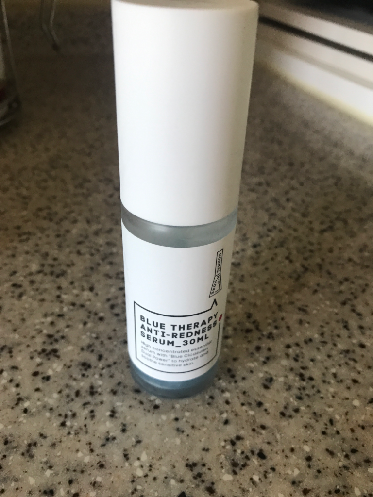 蓝色疗法抗红血丝精华液的真实用户使用照片