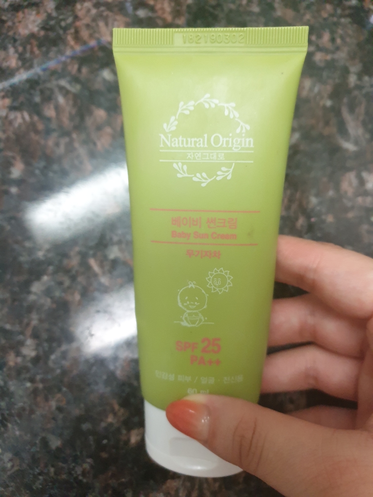 婴儿防晒霜 [SPF25/PA++)的真实用户使用照片