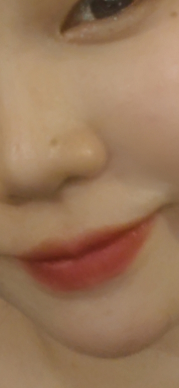 Real user review photo of Tension-up modeling sheet mask