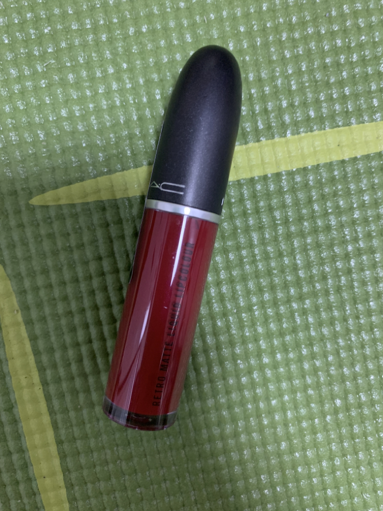 Real user review photo of Retro Matte Liquid Lip Color [Dance with Me]