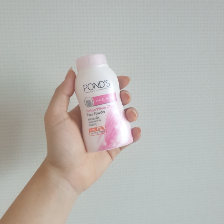 Real user review photo of (Overseas) Angel Face Pinkish White Glow Powder
