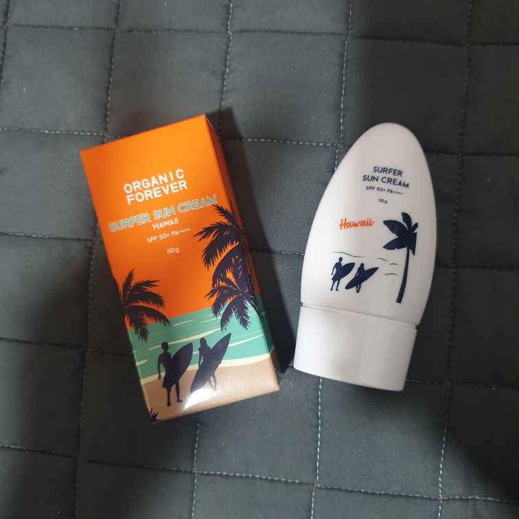 ORGANICFOREVER 冲浪者防晒霜 夏威夷运动 [SPF50+/PA++++] common.review image