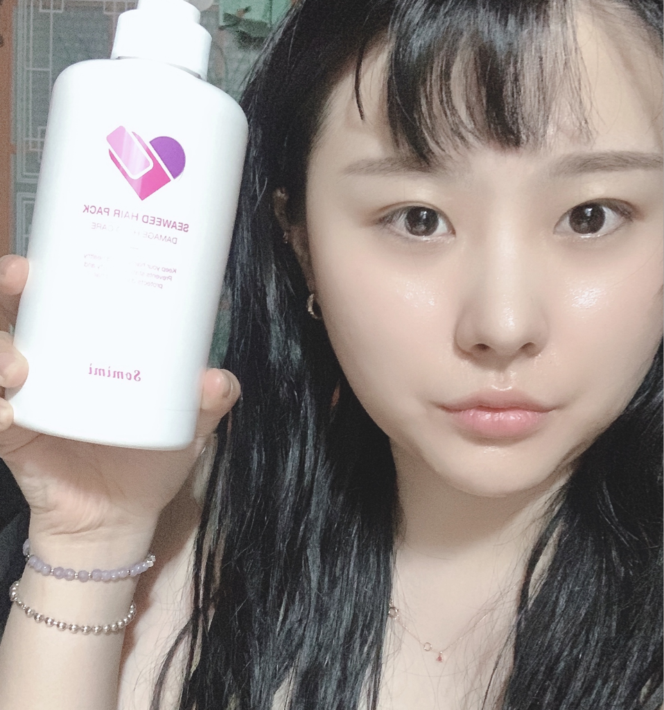海藻修复发膜（海藻发膜）的真实用户使用照片
