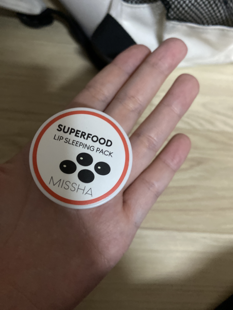MISSHA Superfood Black Bean Lip Sleeping Pack review image