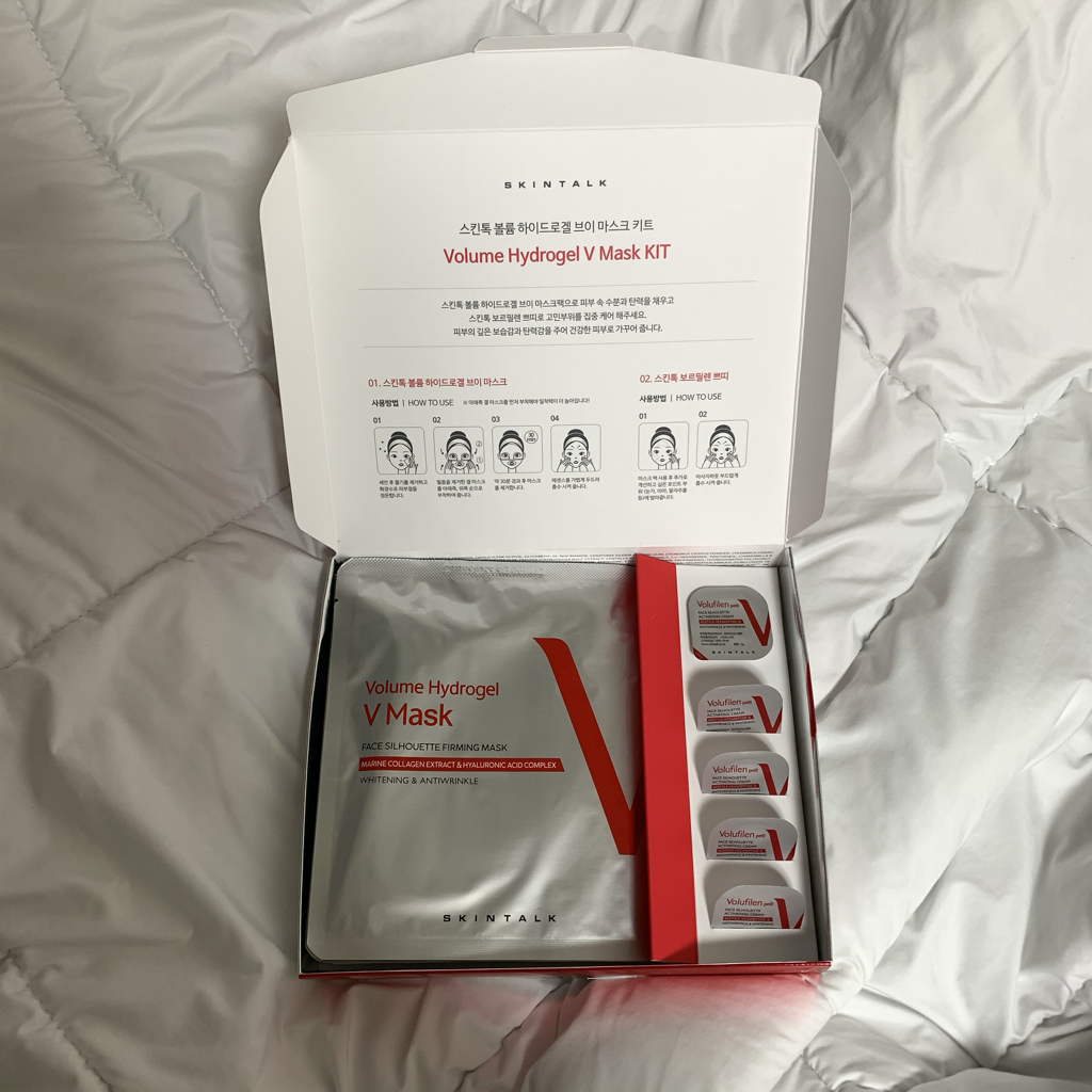 SKINTALK 体积水凝胶V面膜 common.review image