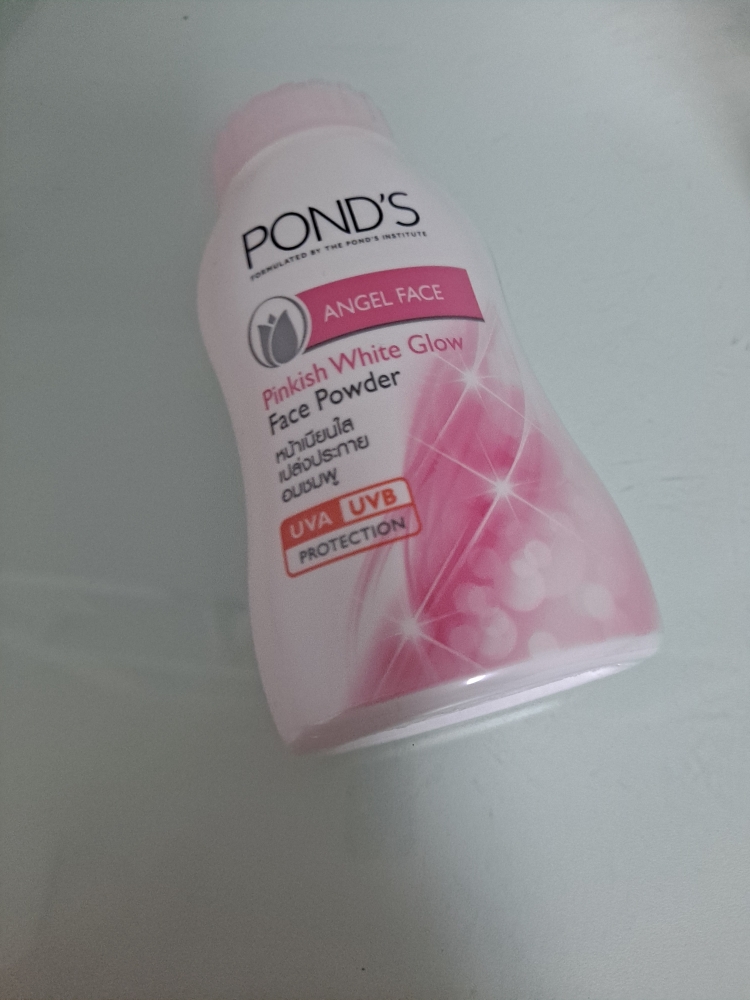 Real user review photo of (Overseas) Angel Face Pinkish White Glow Powder